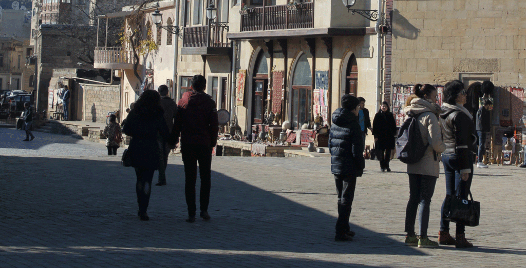 Streetlife around Baku